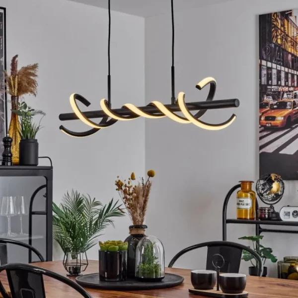 hofstein Suspension Alvarim LED Noir, 1 lumière* Lampes Modernes