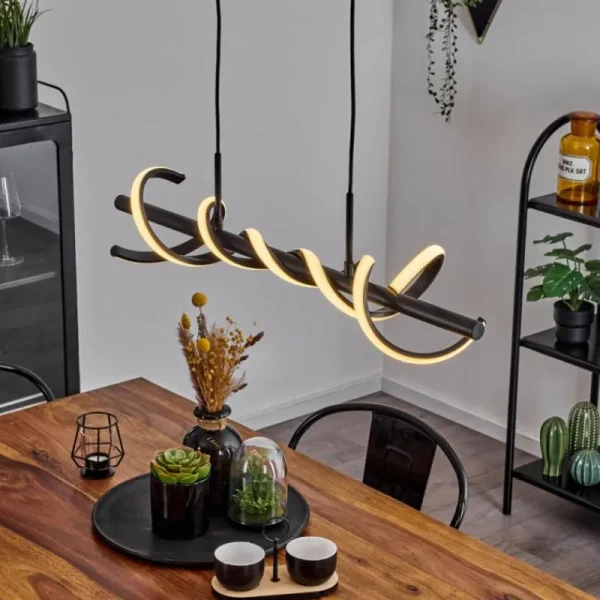 hofstein Suspension Alvarim LED Noir, 1 lumière* Lampes Modernes