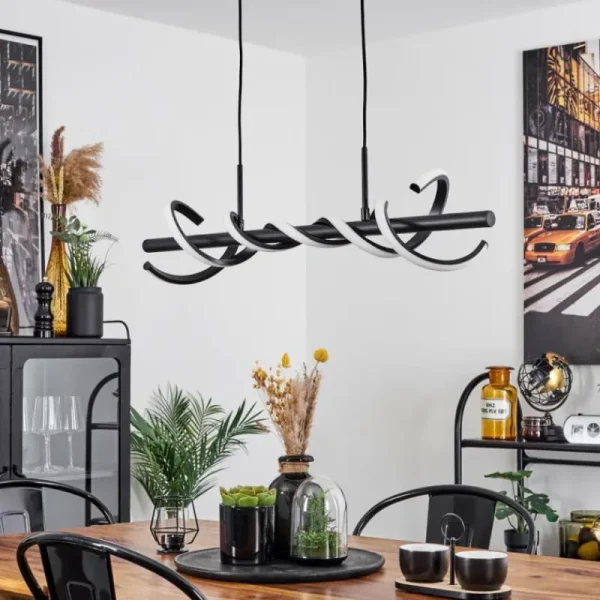 hofstein Suspension Alvarim LED Noir, 1 lumière* Lampes Modernes