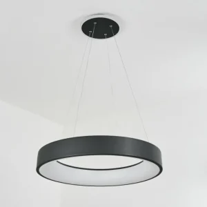 hofstein Suspension Areja LED Anthracite, Blanc, 1 lumière* Lampes Modernes