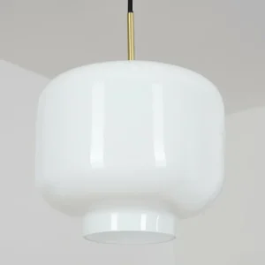 hofstein Suspension Banhos Laiton, 1 lumière* Lampes En Verre