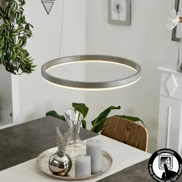 hofstein Suspension Barril LED Aluminium, 1 lumière* Lampes Modernes