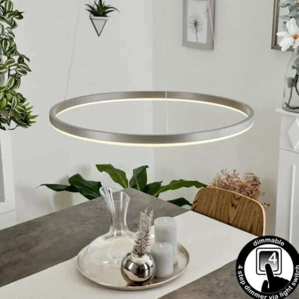 hofstein Suspension Barril LED Aluminium, 1 lumière* Lampes Modernes