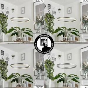 hofstein Suspension Barril LED Aluminium, 1 lumière* Lampes Modernes
