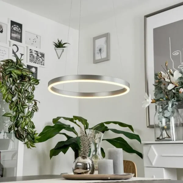 hofstein Suspension Barril LED Aluminium, 1 lumière* Lampes Modernes