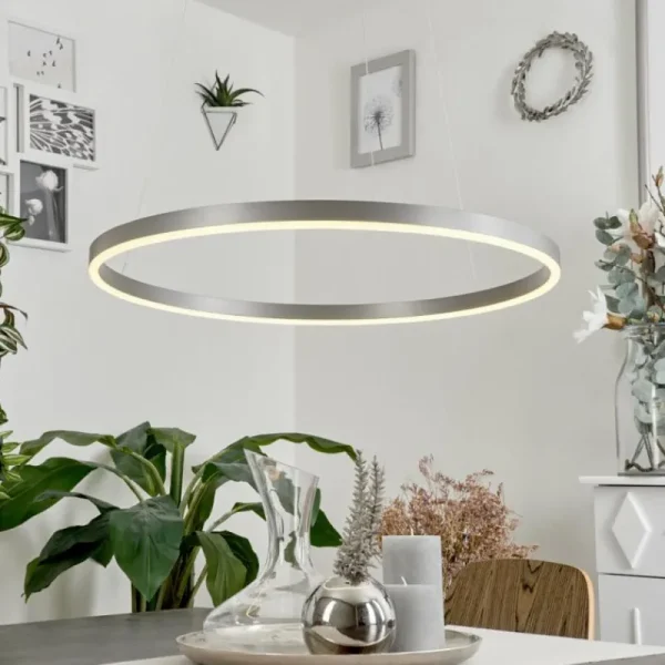 hofstein Suspension Barril LED Aluminium, 1 lumière* Lampes Modernes