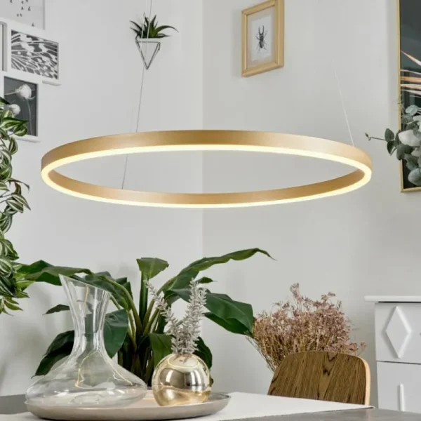 hofstein Suspension Barril LED Laiton, 1 lumière* Lampes Modernes