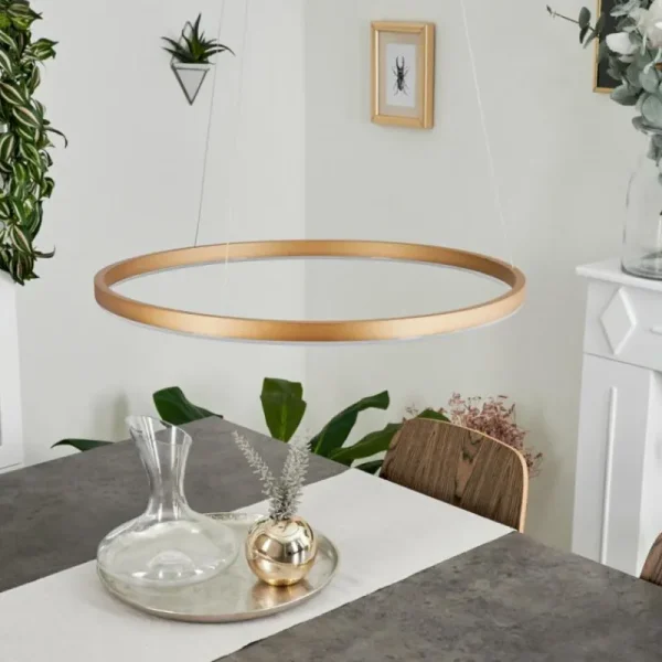 hofstein Suspension Barril LED Laiton, 1 lumière* Lampes Modernes