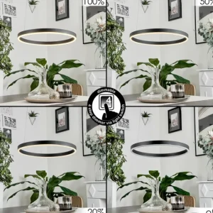 hofstein Suspension Barril LED Noir, 1 lumière* Lampes Modernes