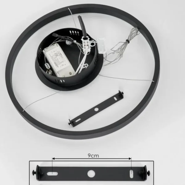 hofstein Suspension Barril LED Noir, 1 lumière* Lampes Modernes
