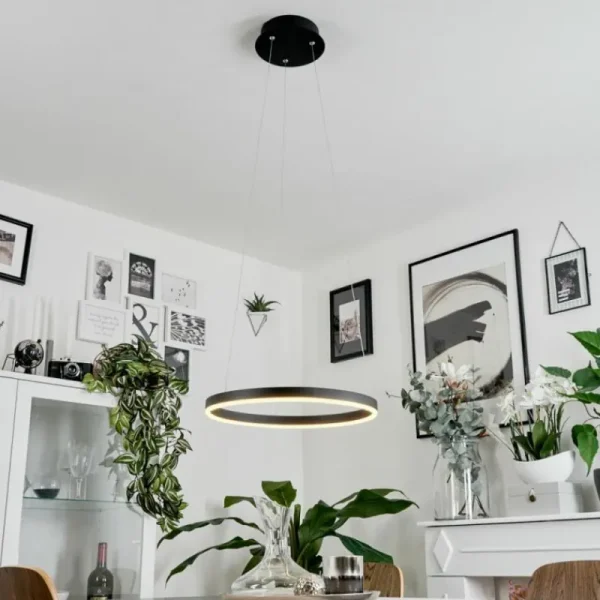hofstein Suspension Barril LED Noir, 1 lumière* Lampes Modernes