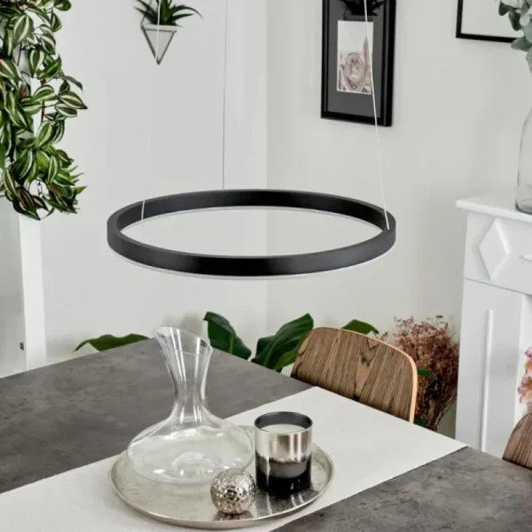 hofstein Suspension Barril LED Noir, 1 lumière* Lampes Modernes