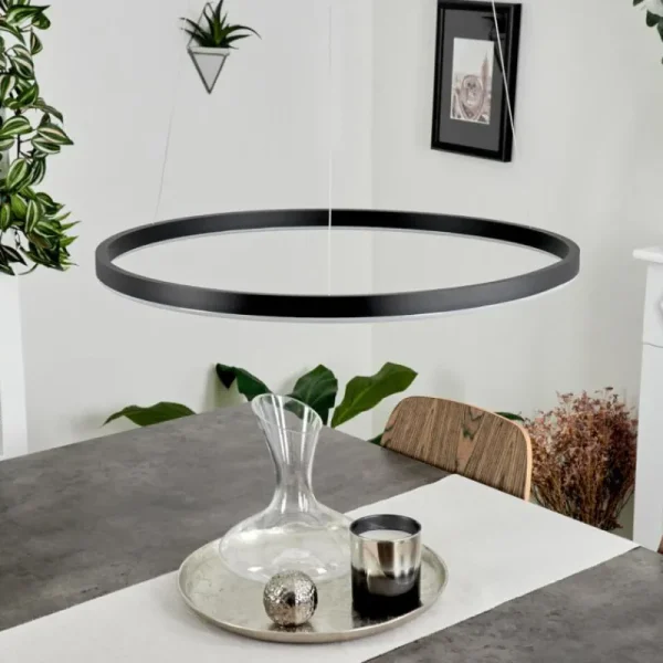 hofstein Suspension Barril LED Noir, 1 lumière* Lampes Modernes