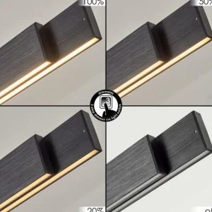 hofstein Suspension Battenheim LED Anthracite, 1 lumière* Lampes Modernes