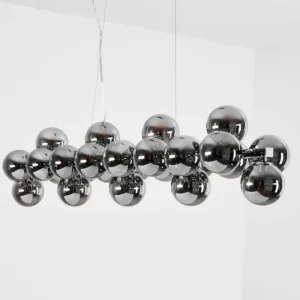 hofstein Suspension Cerrillos Chrome, 25 lumières* Lampes Modernes