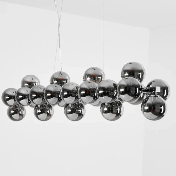 hofstein Suspension Cerrillos Chrome, 25 lumières* Lampes Modernes