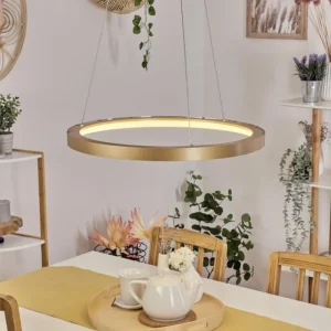 hofstein Suspension Charata LED Laiton, 1 lumière* Lampes Modernes