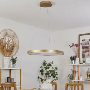 hofstein Suspension Charata LED Laiton, 1 lumière* Lampes Modernes