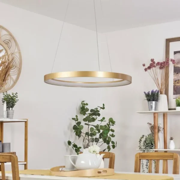 hofstein Suspension Charata LED Laiton, 1 lumière* Lampes Modernes