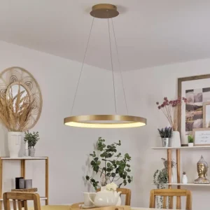hofstein Suspension Charata LED Laiton, 1 lumière* Lampes Modernes
