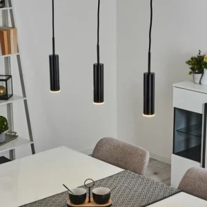 hofstein Suspension Dalheim LED Noir, 3 lumières* Lampes Modernes