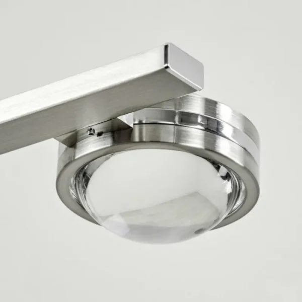 hofstein Suspension Fernandaires LED Nickel mat, 12 lumières* Lampes En Verre