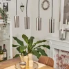 hofstein Suspension Javel Chrome, Nickel mat, 4 lumières* Lampes Modernes