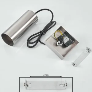 hofstein Suspension Javel Nickel mat, 1 lumière* Lampes Modernes