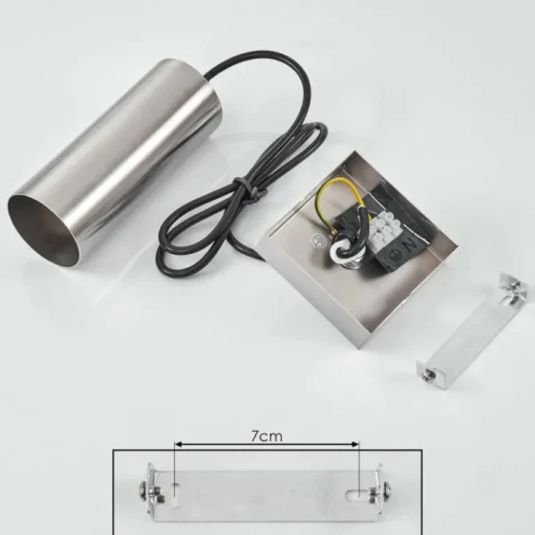 hofstein Suspension Javel Nickel mat, 1 lumière* Lampes Modernes