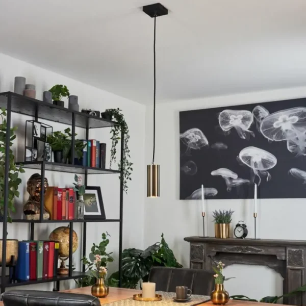hofstein Suspension Javel Noir, 1 lumière* Lampes Modernes