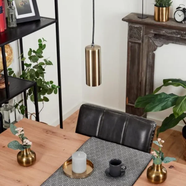 hofstein Suspension Javel Noir, 1 lumière* Lampes Modernes