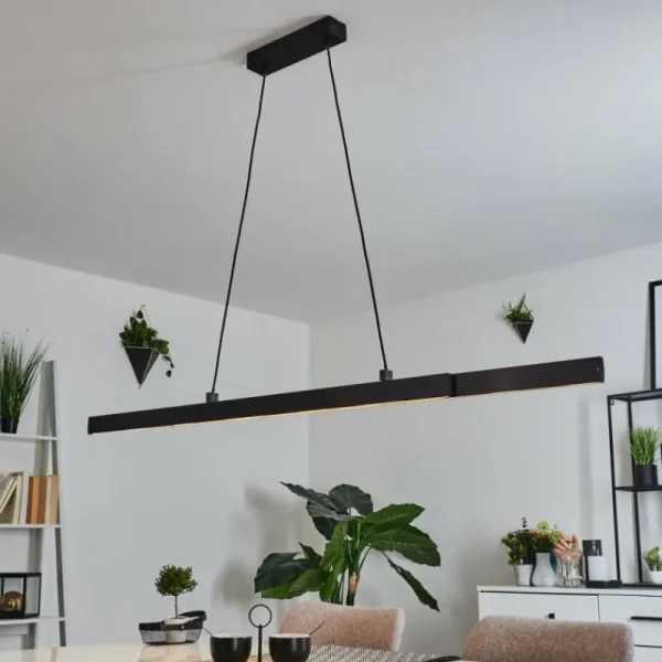 hofstein Suspension Kopila LED Noir, 1 lumière* Lampes Modernes