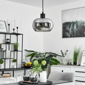 hofstein Suspension Lissy Noir, 1 lumière* Lampes Modernes
