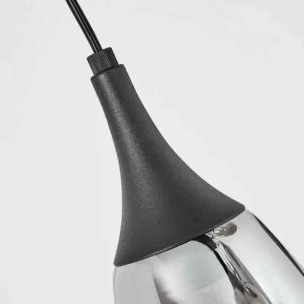 hofstein Suspension Maynal Noir, 8 lumières* Lampes Modernes