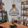 hofstein Suspension Omba Écru, Noir, 1 lumière* Lampes Modernes