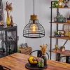hofstein Suspension Omba Écru, Noir, 1 lumière* Lampes Modernes
