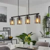 hofstein Suspension Pajonales Noir, 4 lumières* Lampes En Verre