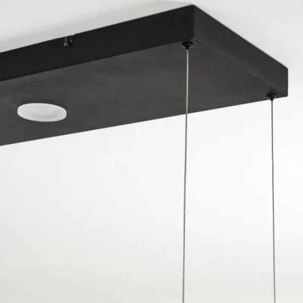 hofstein Suspension Quirihue LED Noir, Blanc, 6 lumières* Lampes Modernes