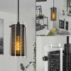 hofstein Suspension Rasperden Noir, 1 lumière* Lampes En Verre