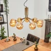 hofstein Suspension Remaisnil Laiton, 9 lumières* Lampes En Verre