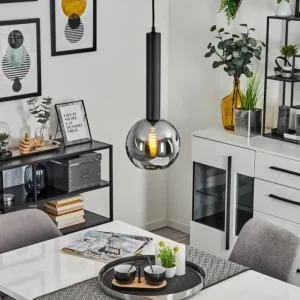 hofstein Suspension Trezeste Noir, 1 lumière* Lampes Modernes