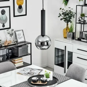 hofstein Suspension Trezeste Noir, 1 lumière* Lampes Modernes