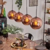 hofstein Suspension - Verre 25 cm Koyoto Cuivré, 4 lumières* Lampes En Verre