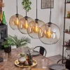 hofstein Suspension - Verre 30 cm Koyoto Ambre, Clair, 4 lumières* Lampes En Verre