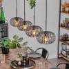 hofstein Suspension - Verre 25 cm Oravi Noir, 4 lumières* Lampes Modernes