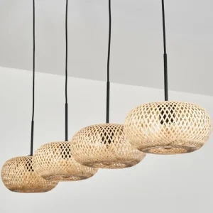 hofstein Suspension - Verre 25 cm Ripoll Écru, 4 lumières* Lampes Modernes