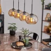 hofstein Suspension - Verre Apedo Ambre, 4 lumières* Lampes En Verre