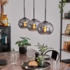 hofstein Suspension - Verre Apedo Fumé, 3 lumières* Lampes Modernes