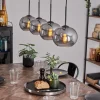 hofstein Suspension - Verre Apedo Fumé, 4 lumières* Lampes Modernes