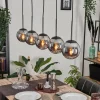 hofstein Suspension - Verre Gastor Fumé, 5 lumières* Lampes Modernes